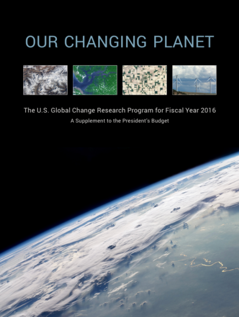 Screenshot of Our Changing Planet cover
